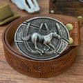 T-Brown Leather Belts