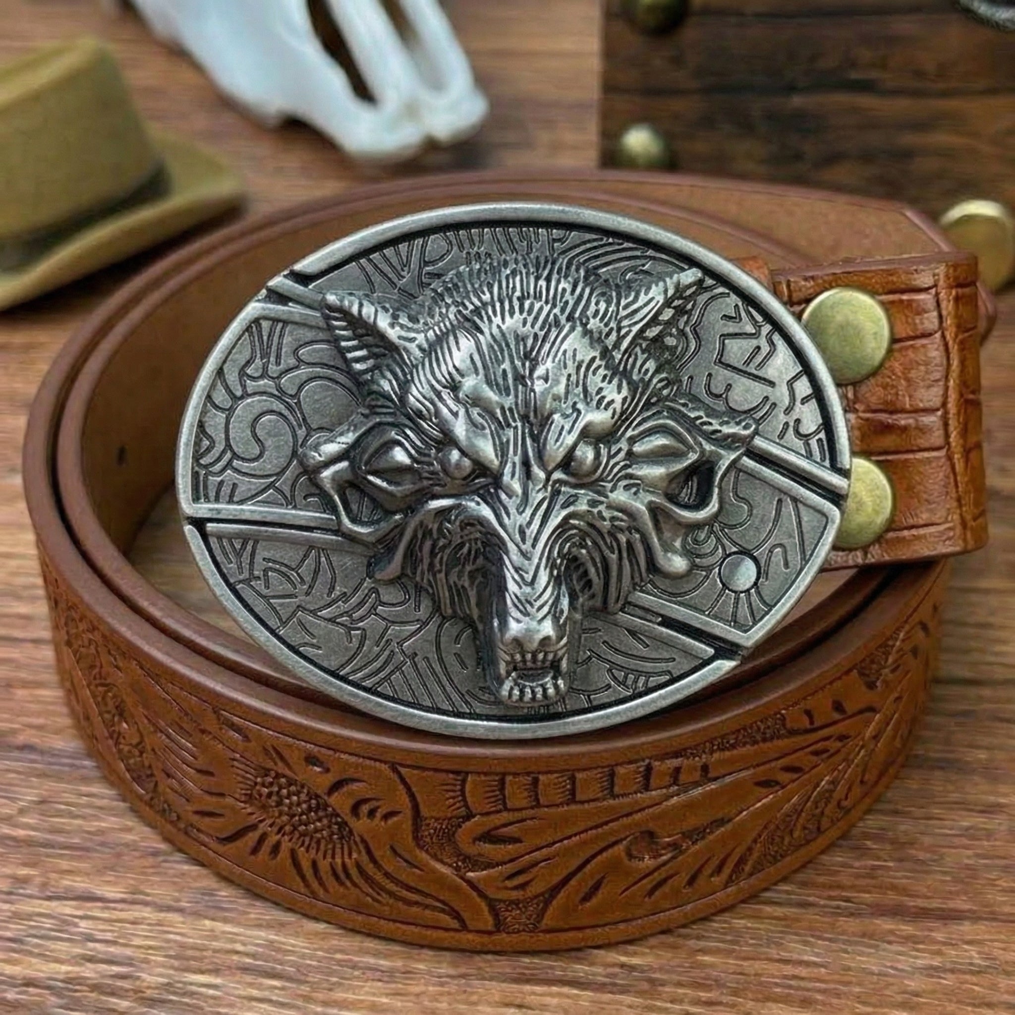 T-Brown Leather Belts