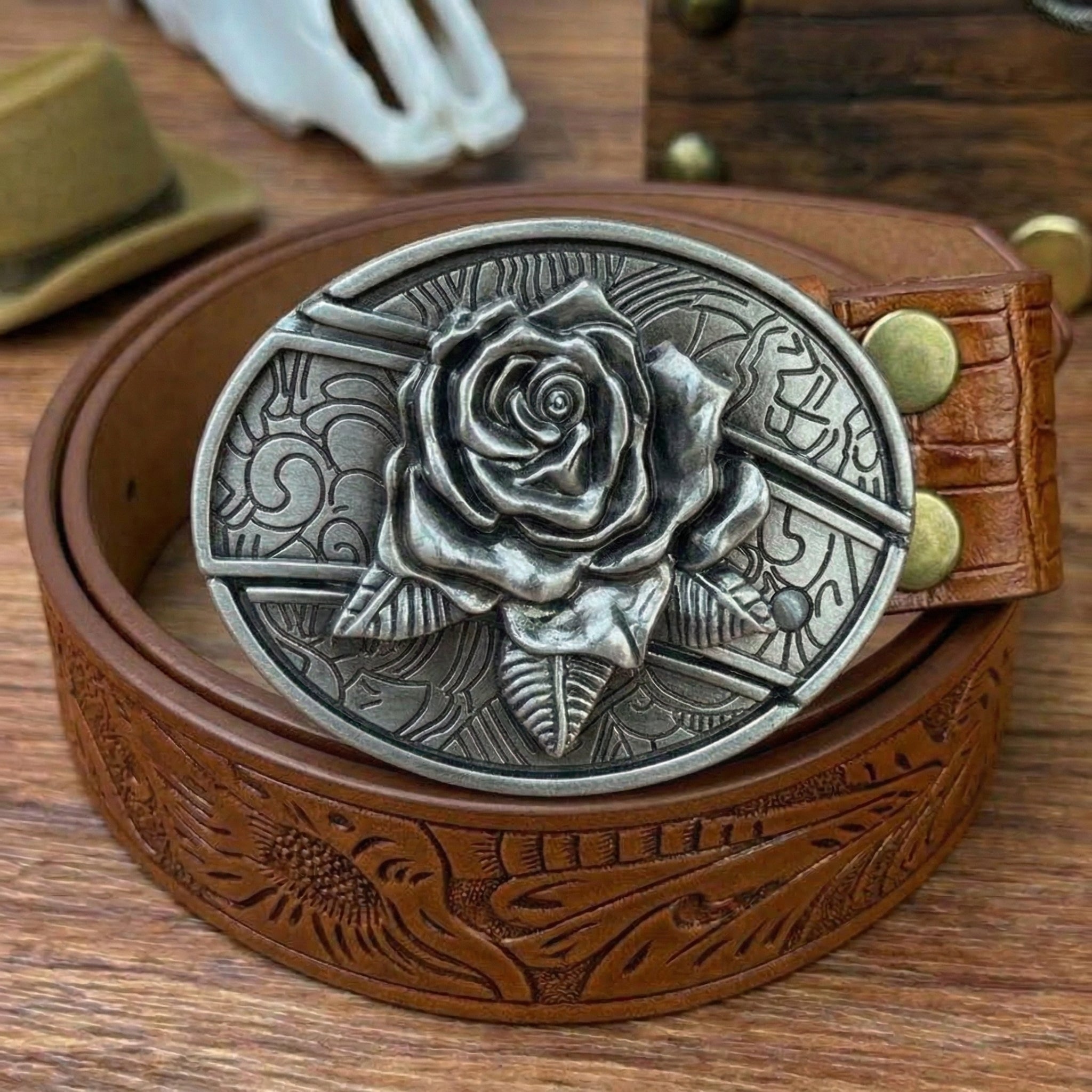 T-Brown Leather Belts