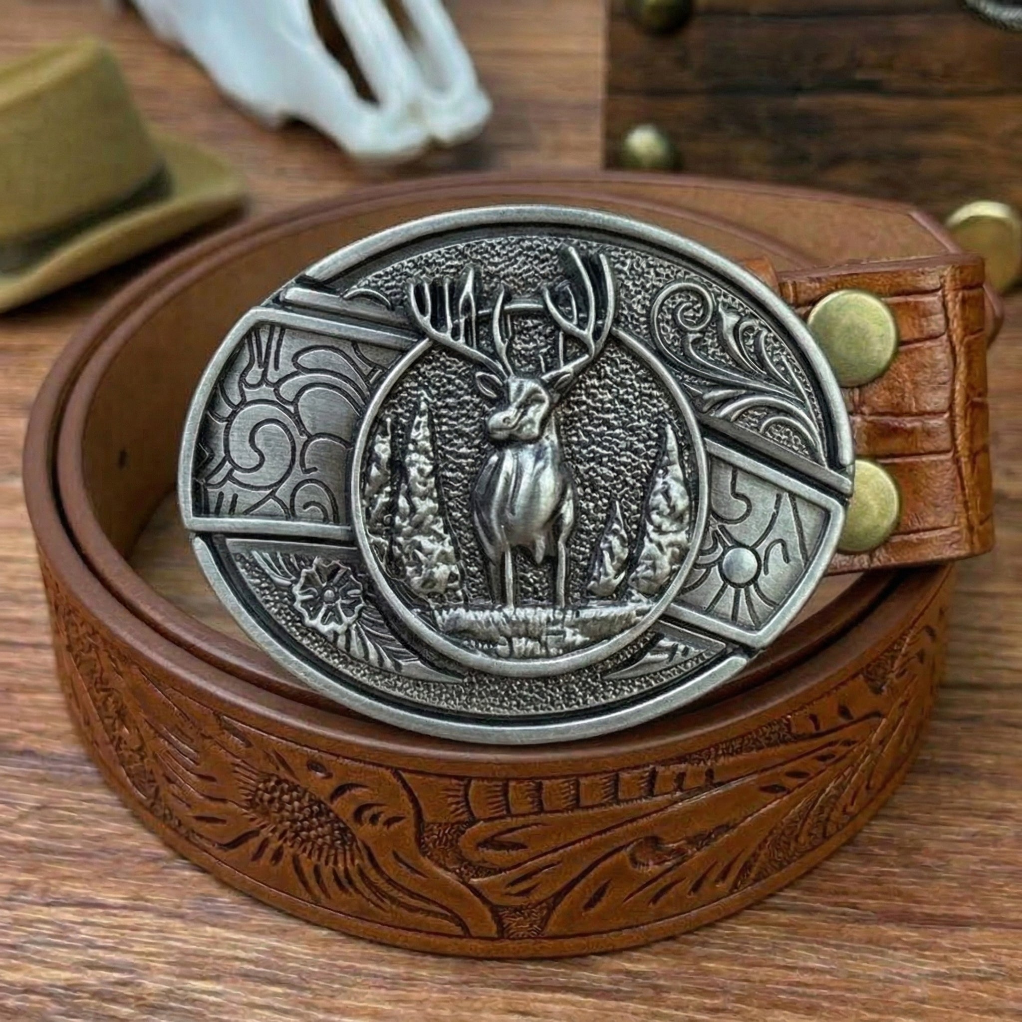 T-Brown Leather Belts