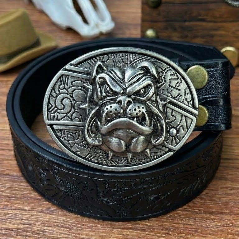 T-Black Leather Belts
