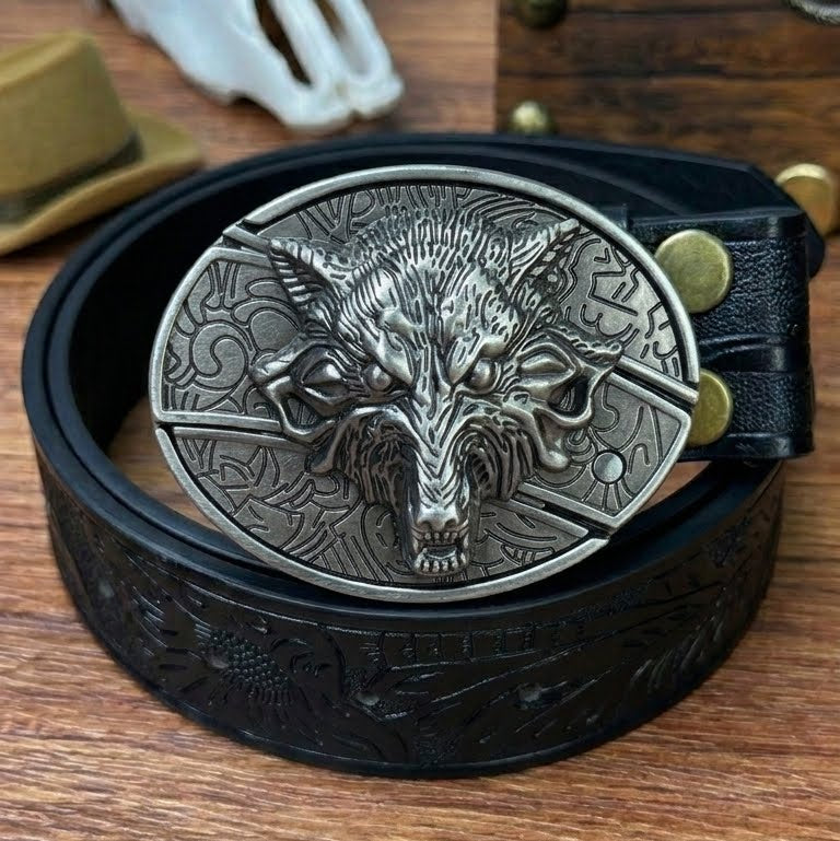 T-Black Leather Belts